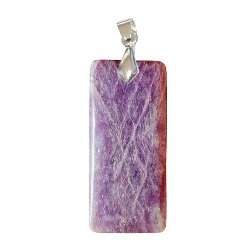 Rettangolo fine di lepidolite indiano