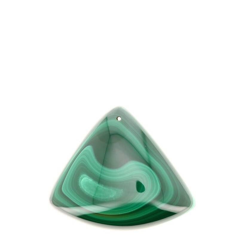 Ciondoli in malachite autentica EXTRA 40 x 45 mm