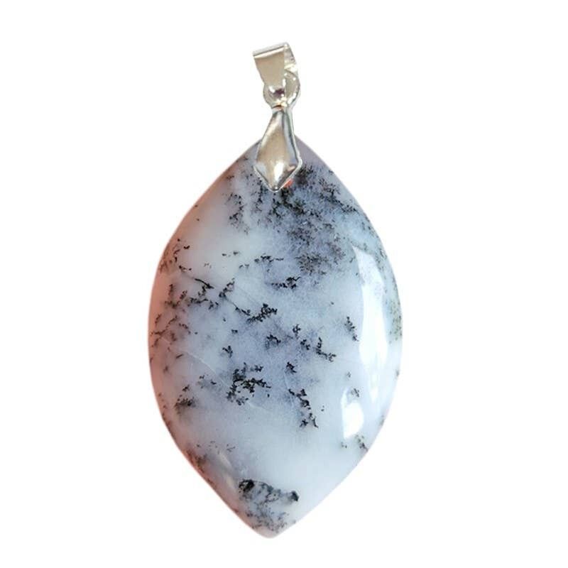 Pendenti con opale dendritico (Merlinite).