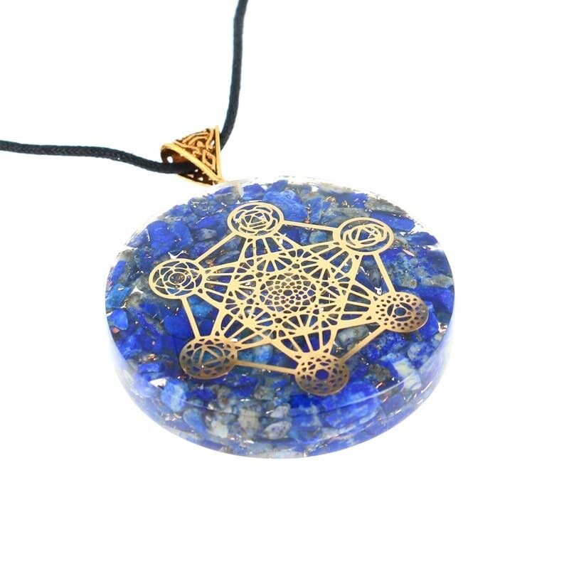 Lapislazzuli Orgonite Metatron Pendenti 5 cm