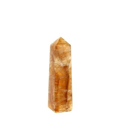 Yellow Fluorite Polished Point 4 Sides - PPFJ152