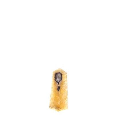 Yellow Fluorite Polished Point 4 sides - PPFJ44