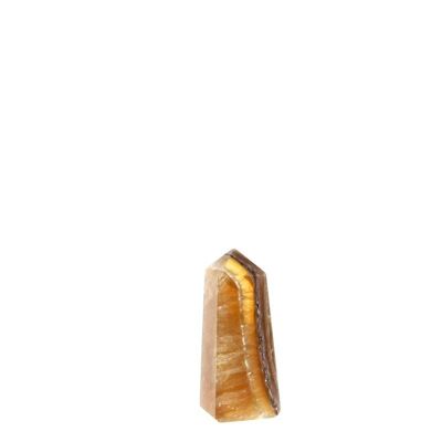 Yellow Fluorite Polished Point 4 sides - PPFJ64