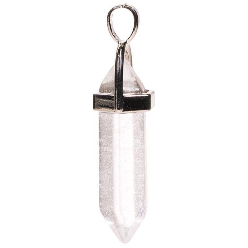 Ciondoli a punta in cristallo di rocca