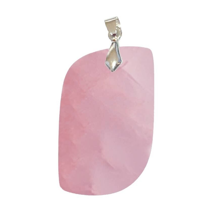 Ciondoli in quarzo rosa a forma di S