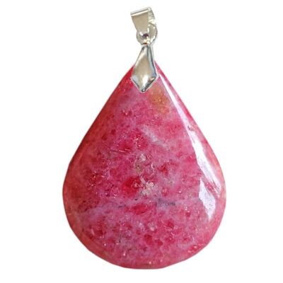 Colgantes Rodonita EXTRA Drop 3. 5 cm