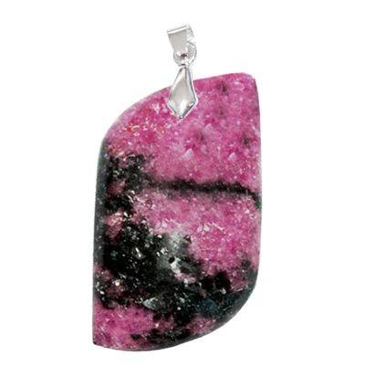 S Shape Rhodonite Pendants