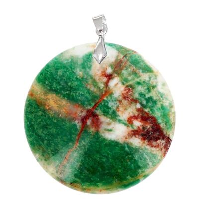 Pendentif Turquoise Africaine EXTRA Rond