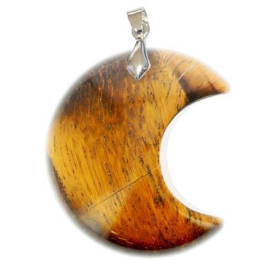 EXTRA Moon Tiger Eye Pendants