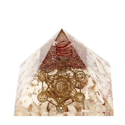 Scolecite Orgonite Metatron 7 Pyramid.5 cm (Copy)