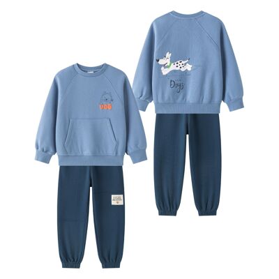Set giacca con cappuccio, pantaloni lunghi in peluche e peluche JBI65290