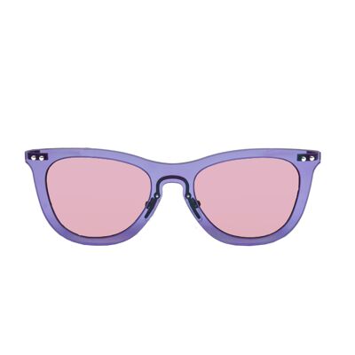 SIENA transparent bleu & rose transparent
