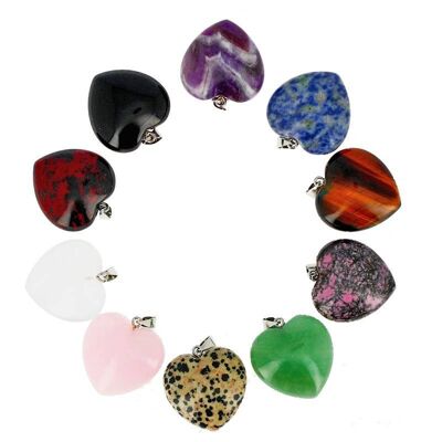 Pendentifs Cœur 30 x 13 mm