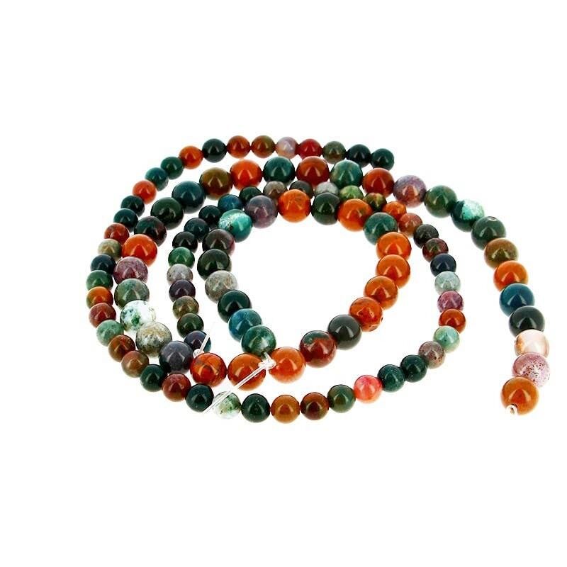 Orbicular Jaspis Perlen