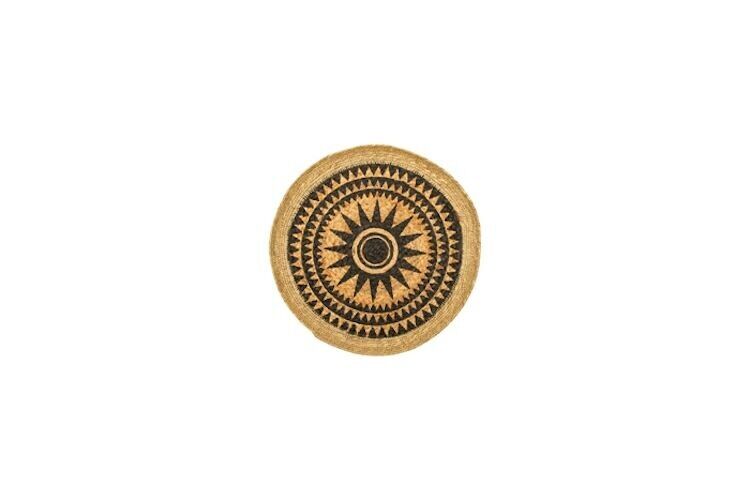 Wanddekoration Formentera schwarz dia 30