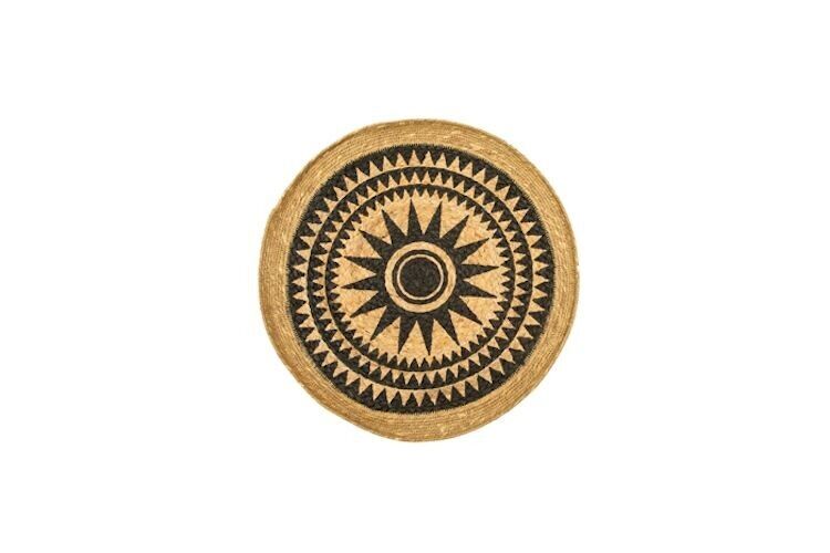 Wanddekoration Formentera schwarz dia 40