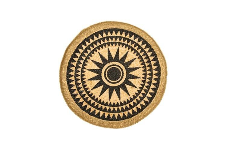 Wanddekoration Formentera schwarz dia 50