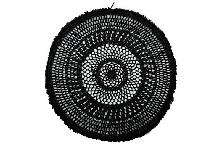 Wanddekoration Mahon schwarz dia 60