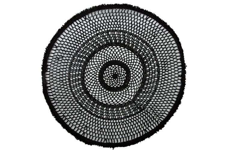 Wanddekoration Mahon schwarz dia 90