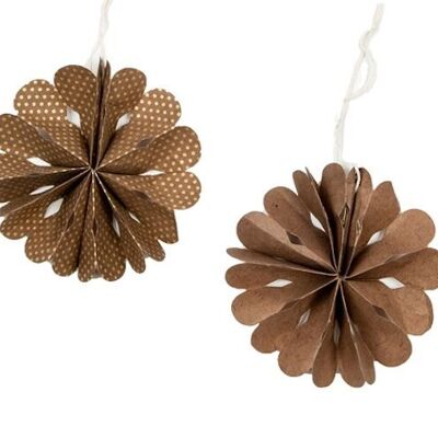 Décoration Rosette XS aubergine set/2