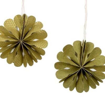 Décoration Rosace XS olive set/2