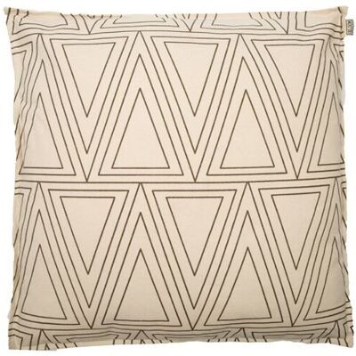 Cushion Noa off white/taupe 60x60