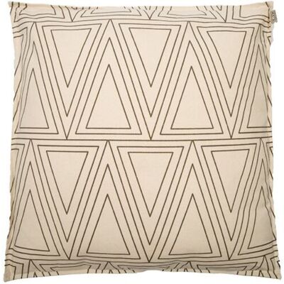 Cushion Noa off white/black 60x60