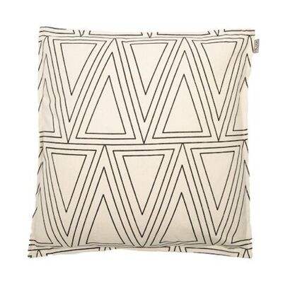 Cushion Noa off white/black 45x45