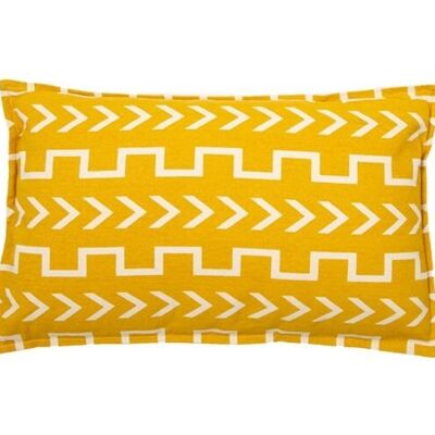 Cushion Emma ocher/off white 50x30