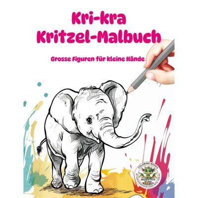 Livre de coloriage Kri-kra Doodle - De grandes images pour de petites mains