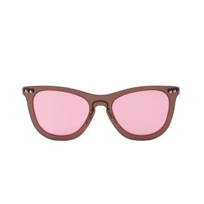 SIENA transparent brown & pink