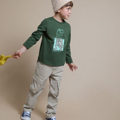 Camiseta manga larga de niño JBI65213