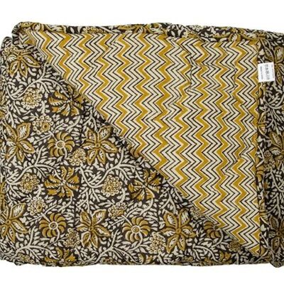 Throw Santa Eulalia mustard 130x170