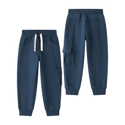 Pantalon de jogging en polaire brossée pour garçon JBI65246