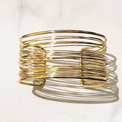 Bracelet jonc Phoebe en acier inoxydable
