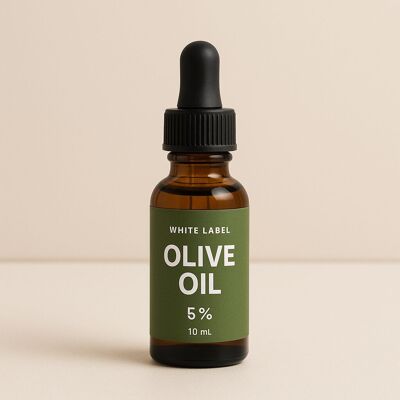 White Label CBD Oil 5% – 10mL | EU-Compliant | Olive Oil Carrier