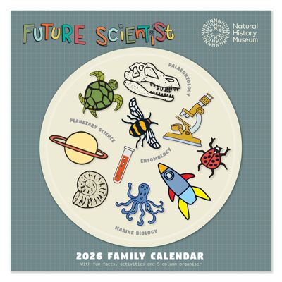 Calendario NHM Kids Future Scientist Square Family 2026