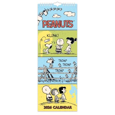 Calendario Peanuts Slim 2026