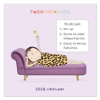 Calendario Rosie Made a Thing Square 2026