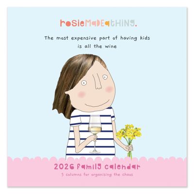 Calendario Rosie Made a Thing Square Family 2026