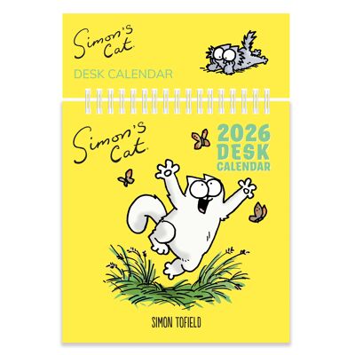 Calendrier 2026 du bureau du chat de Simon