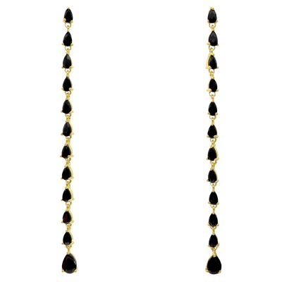 Boucles d'oreilles Maura Zc Noir
