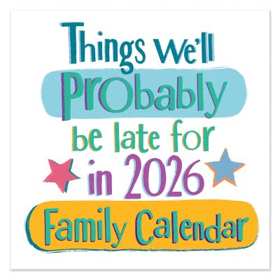 Calendrier familial 2026 de Bright Side Square