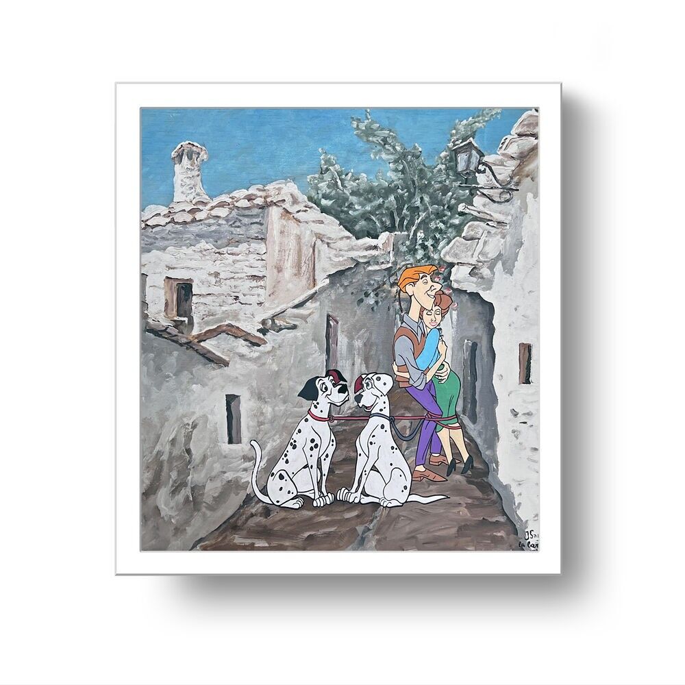 Stampa di un dipinto dalmata