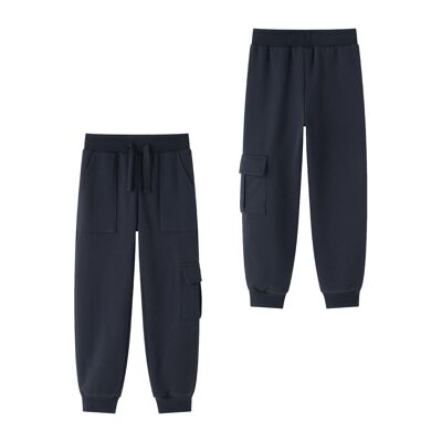 Pantalon de survêtement en polaire pour enfant, vêtements d'hiver JBI65265