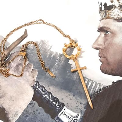 Collier du roi Arthur Pendragon de Camelot