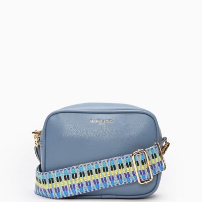 relove - Petrol Blue Lily Crossbody Bag
