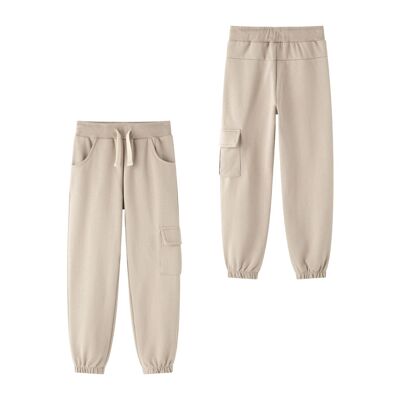 Pantaloni da jogging in pile spazzolato per bambini JBI65281