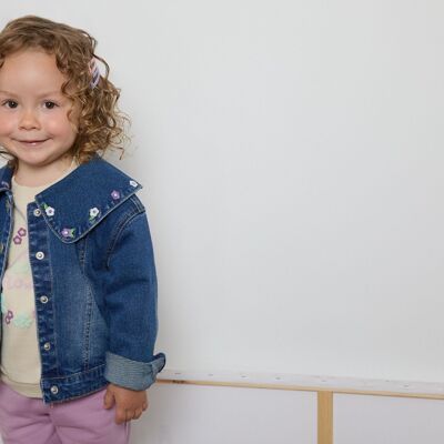 Chaqueta vaquera cuello petter pan BGI55500