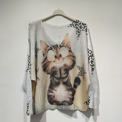 PESS PRINT PE25 chat étoile brillant